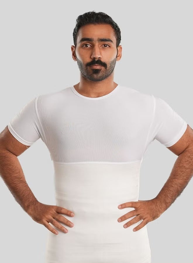بيكاتشي تيشيرت تنحيف البطن والخصر للرجال مع حزام لارتداء الثوب - Image 2